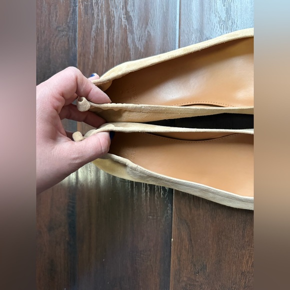 J Crew Women’s Anya Cream Suede Block Heels Size 12 - Picture 15 of 16